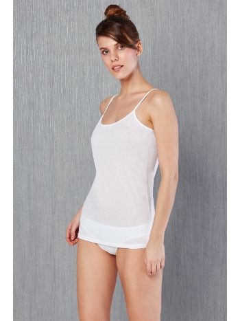 Yüksek Pamuklu Geniş Askılı Kadın Atlet Doreanse 9395