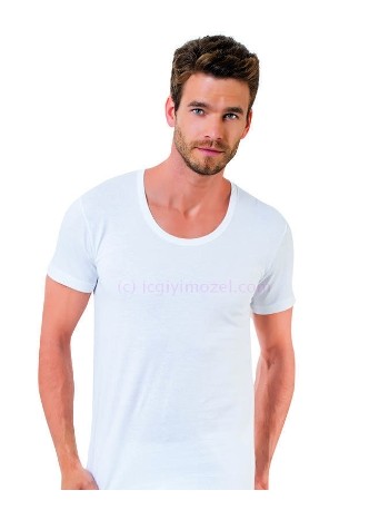 Pamuklu Ribana Kesim Erkek Atlet Öztaş 1002