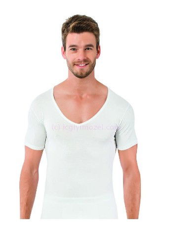 Modal Ribana V Yaka Yarım Kol Fanila Öztaş 1907