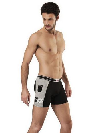 Pamuklu Esnek Bel Lastiği Erkek Boxer HMD 307