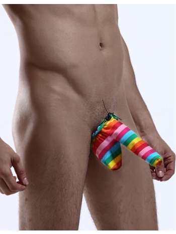 Merry See Çok Renkli Özel Tasarım Fantazi Slip