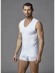 Micro Modal V Yaka Kolsuz Atlet Dagi 4060