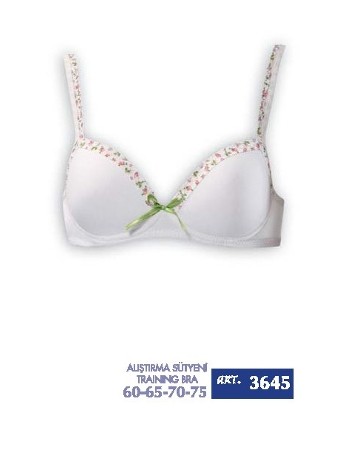 Yumuşak Pamuklu Balensiz Alıştırma Sütyeni NBB 3645