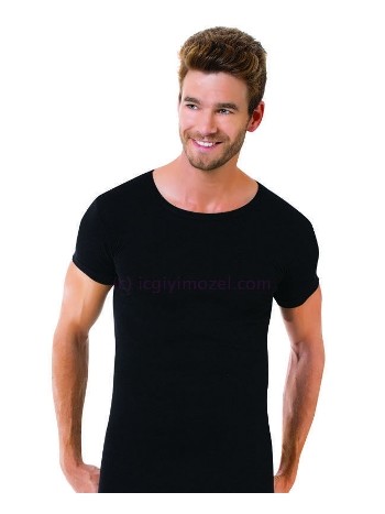 Ribana Sıfır Yaka Pamuklu Erkek Atlet Öztaş 1059