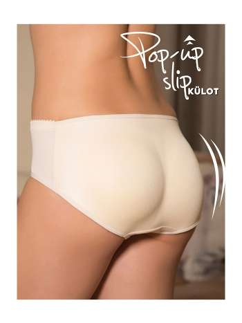 Yüksek Pamuk Oranı Silikonlu Slip Külot Miss Fit 3001