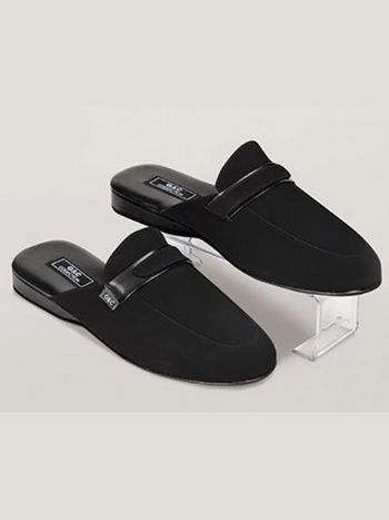 Nubuk Taban Tokalı Erkek Terlik Somon G & C Collection 350