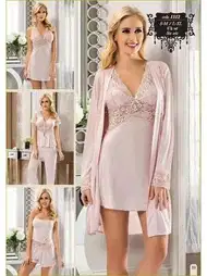 Saten Likra 6'lı Set Penye Sistina 1512