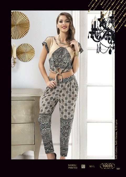 Anıt Etnik Desenli Takım Yumuşak Pamuklu Anıt 10035