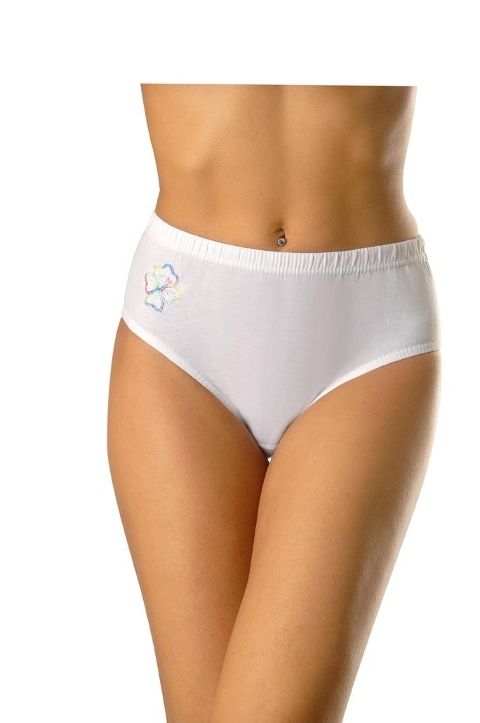 Yüksek Bel Destekli Beyaz Külot 6'lı Paket Anıt 3127