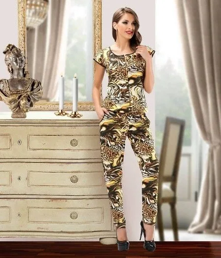 Anıt Leopar Desenli Rahat Tulum Anıt 10063
