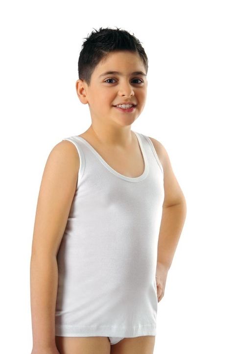 Pamuklu Rahat Kesim Erkek Çocuk Atlet Anıt 4702