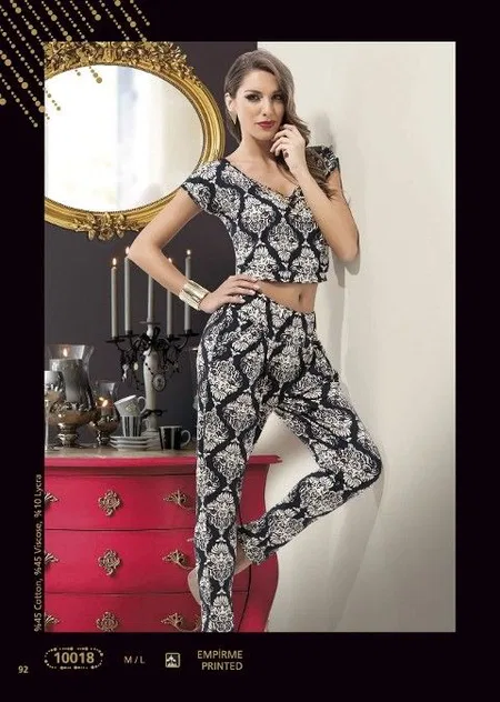 Anıt Şeritli Penye Pijama Takımı Anıt 10018 - Görsel 3