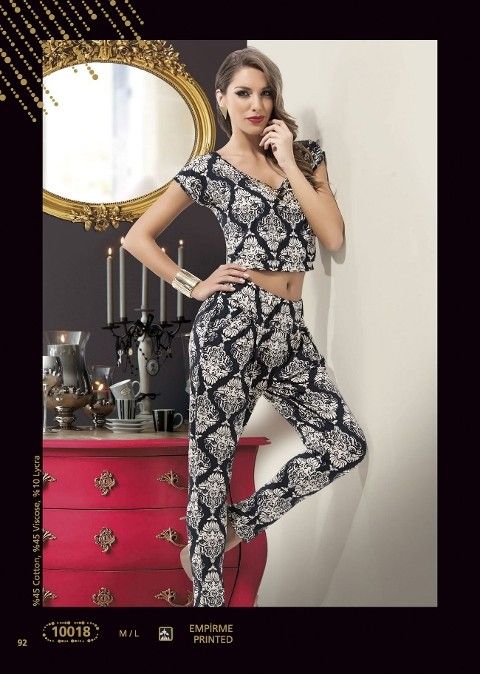 Anıt Şeritli Penye Pijama Takımı Anıt 10018 - Görsel 3