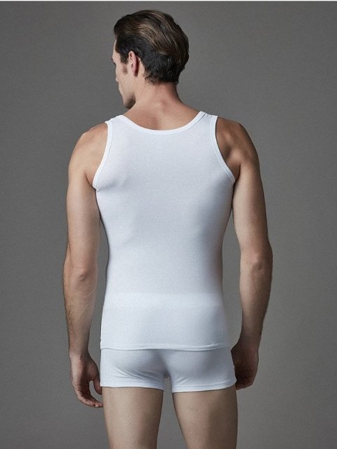 Pamuklu Beyaz Somon Atlet Boxer Takım Eros 104 - Beyaz