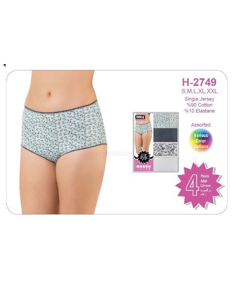 Öztaş Yüksek Bel Karın Destekli Bato Külot  Öztaş 2749 - Görsel 2