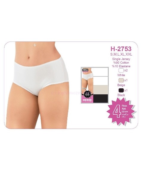 Öztaş Yüksek Bel Karın Destekli Külot Öztaş 2753 - Görsel 2