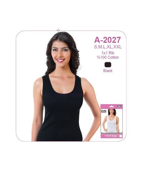 Öztaş Pamuklu Ribana Askılı Atlet Öztaş 2027 - Görsel 2