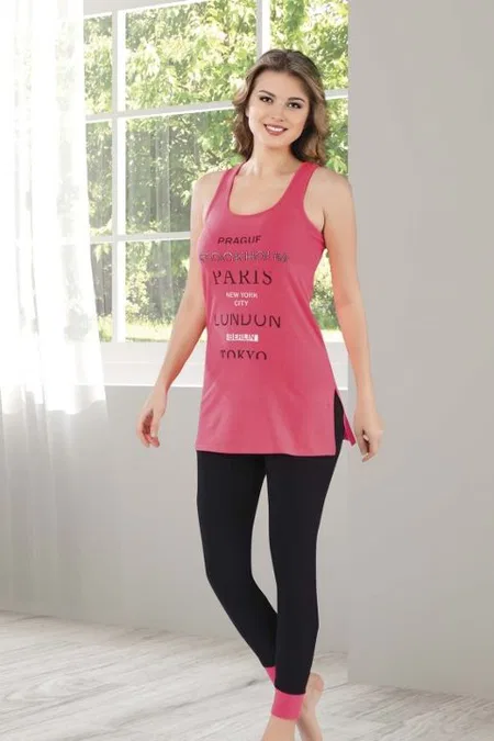 HMD Penye Taytlı Pijama Takımı HMD 60087