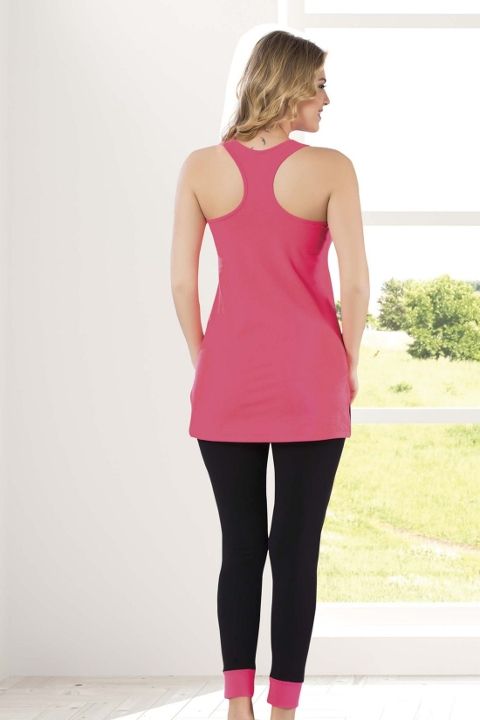 HMD Penye Taytlı Pijama Takımı HMD 60087 - Görsel 2