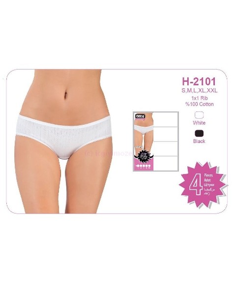 Pamuklu Yüksek Bel Bikini Külot Öztaş 2101 - 2