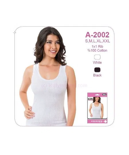 Pamuklu Geniş Askılı Kadın Atlet Öztaş 2002 - 2