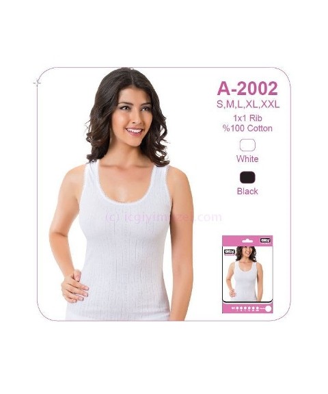 Pamuklu Geniş Askılı Kadın Atlet Öztaş 2002 - 2