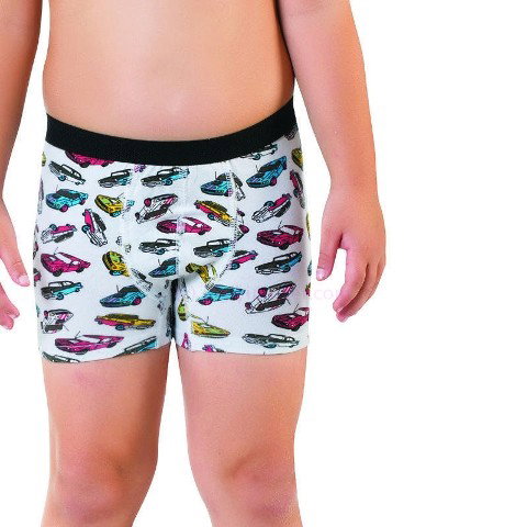 Pamuklu Esnek Lastikli Baskılı Boxer Öztaş 3706