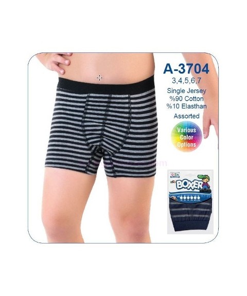 Pamuklu Esnek Çizgili Boxer Öztaş 3704 - 2