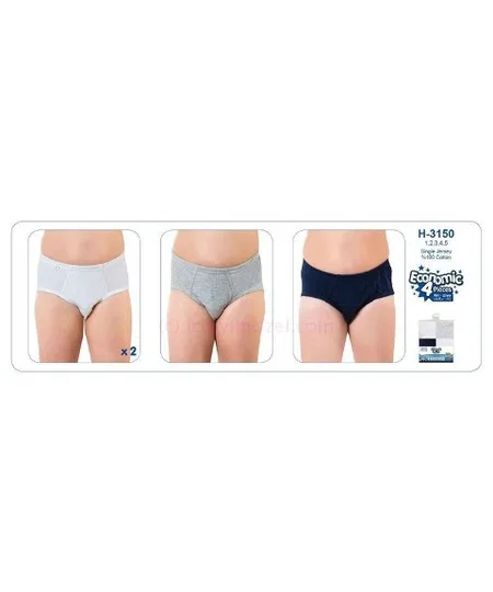 Pamuklu Yumuşak Lastikli 4 Lü Slip Öztaş 3150 - Renkli