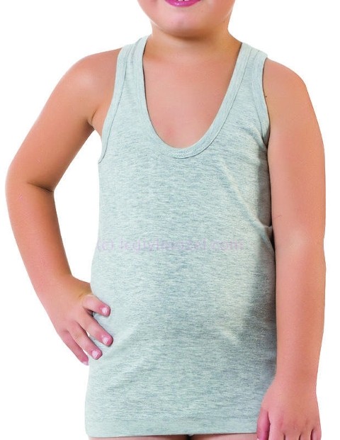 Pamuklu Esnek Düz Çocuk Atlet Öztaş 3050 - Renkli