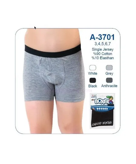 Yüksek Pamuklu Lycra Boxer Öztaş 3701 - 2