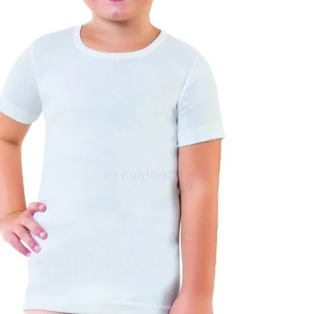 Pamuklu Rahat Kesim Çocuk Atlet Öztaş 3011 - Görsel