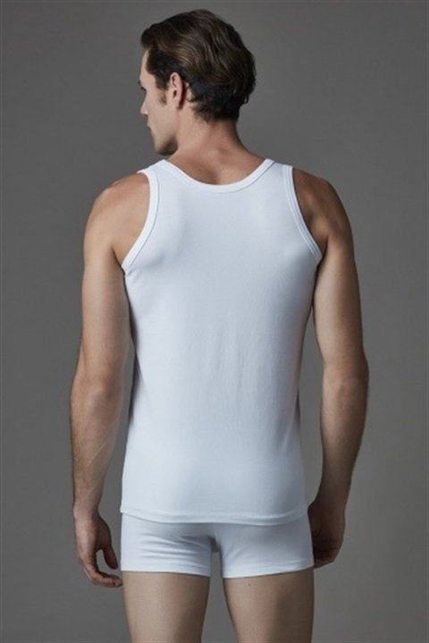 Pamuklu Esnek Askılı Atlet 2 li Eros 001 - 2