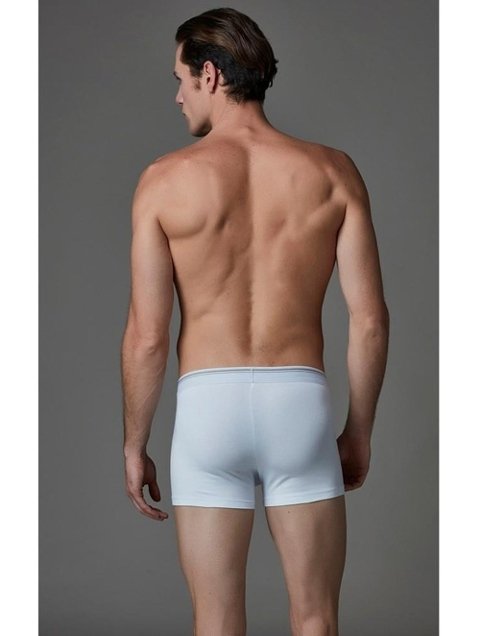 Yumuşak Modal Dikişli Erkek Boxer Eros 008 - Beyaz