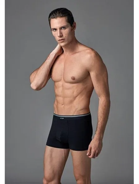 Yumuşak Modal Dikişli Erkek Boxer Eros 008 - Siyah