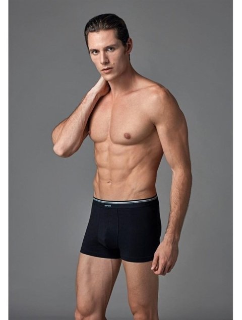 Yumuşak Modal Dikişli Erkek Boxer Eros 008 - Siyah