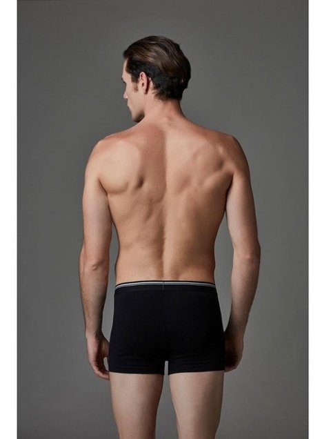 Yumuşak Modal Dikişli Erkek Boxer Eros 008 - Siyah