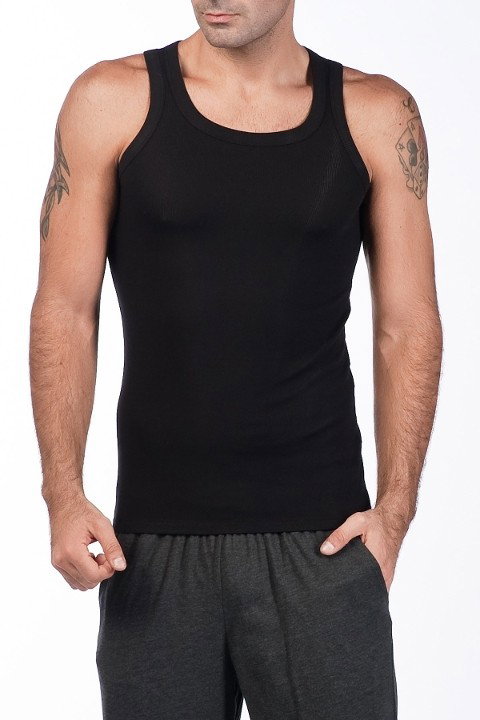 Ribanalı Pamuklu Askılı Erkek Atlet Dagi 8100