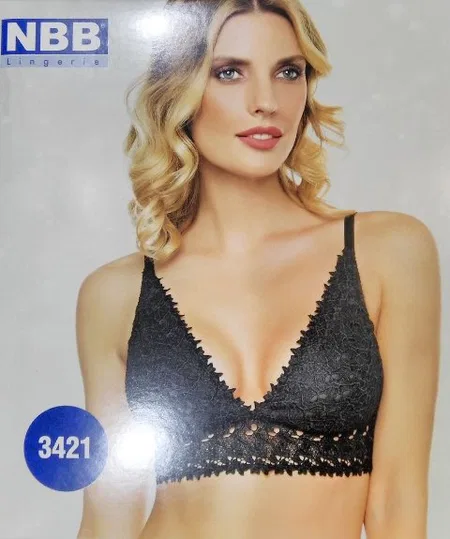 NBB Dantel Detaylı Balensiz Bralet Sütyen NBB 3421 - Görsel 4
