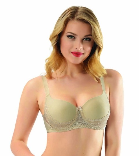 Dantel Detaylı Şeffaf Sütyen NBB 3687