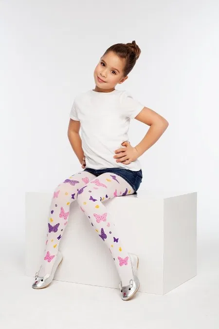 Yüksek pamuklu esnek çocuk külotlu çorap Daymod 2125019