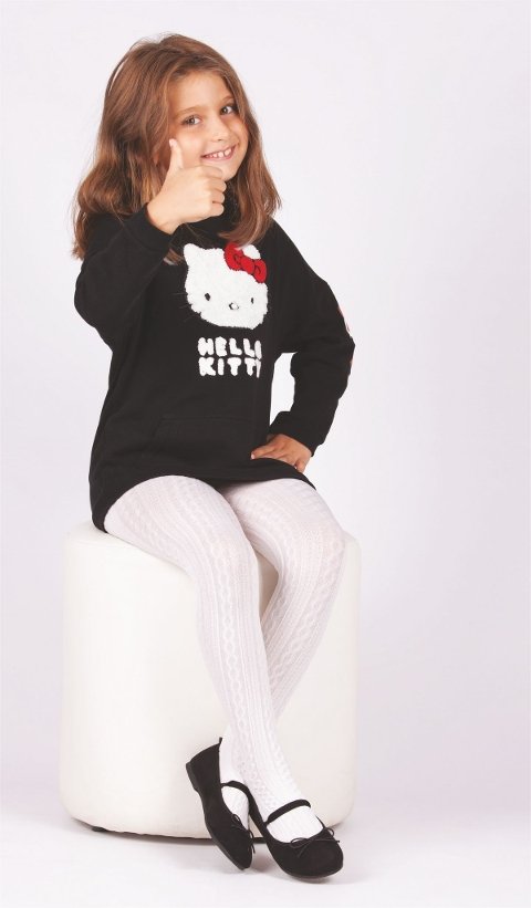 Pamuklu Daymod Çocuk Külotlu Çorap Siyah 2122088