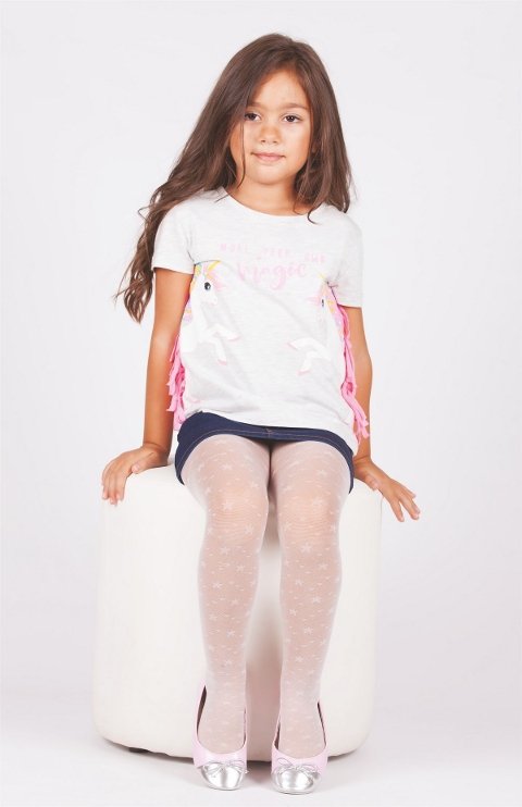 Pamuklu Kaydırmaz Taban Çocuk Külotlu Çorap Daymod 2121024