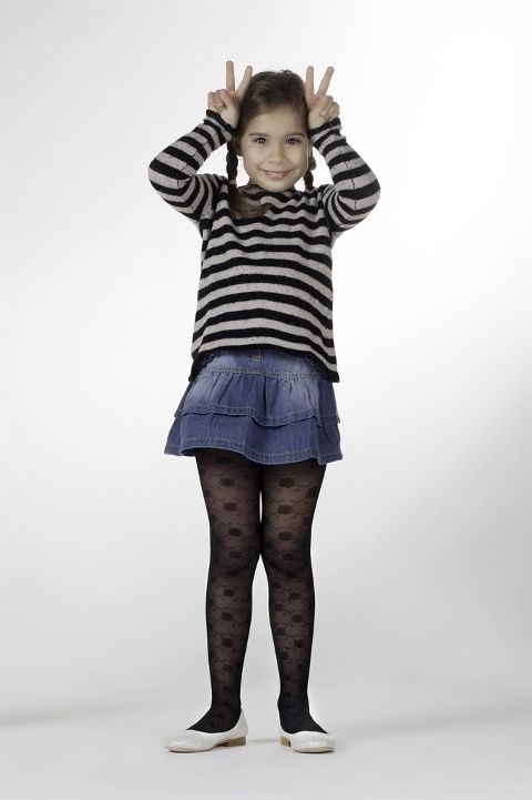 Kaydırmaz Tabanlı Pamuklu Çocuk Külotlu Çorap Daymod 2121009