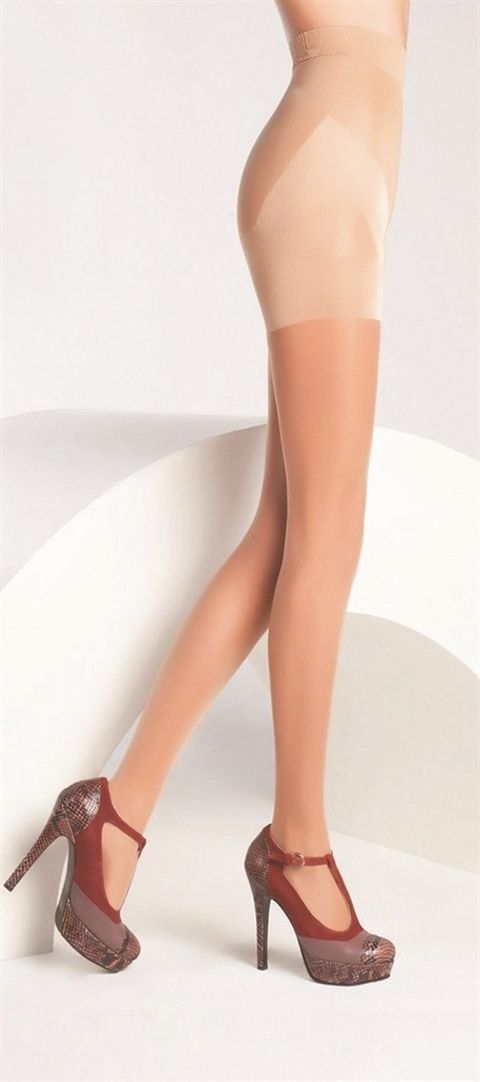 Düşük Denye Kadın Külotlu Çorap Daymod 1131006 - Naturel