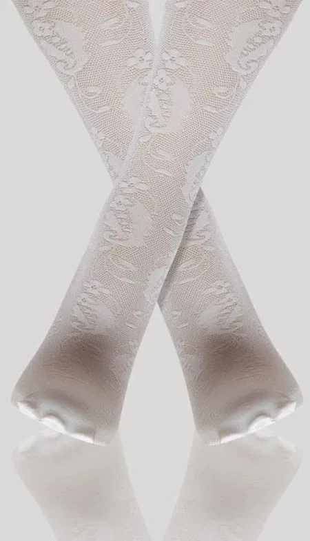 Pamuk Oranı Yüksek Bebe Külotlu Çorap Daymod 2122026 - Beyaz