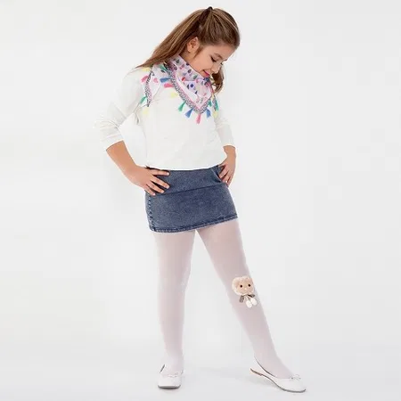 Yüksek pamuklu Kaydırmaz Çocuk Külotlu Çorap Daymod 2142019