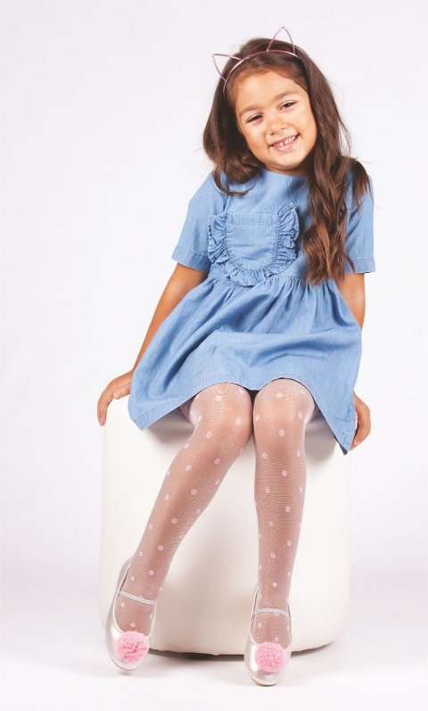 Kaydırmaz Tabanlı Pamuklu Çocuk Külotlu Çorap Daymod 2127005