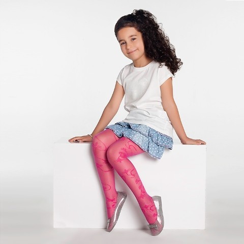 Pamuklu Kaydırmaz Taban Çocuk Külotlu Çorap Daymod 2121003