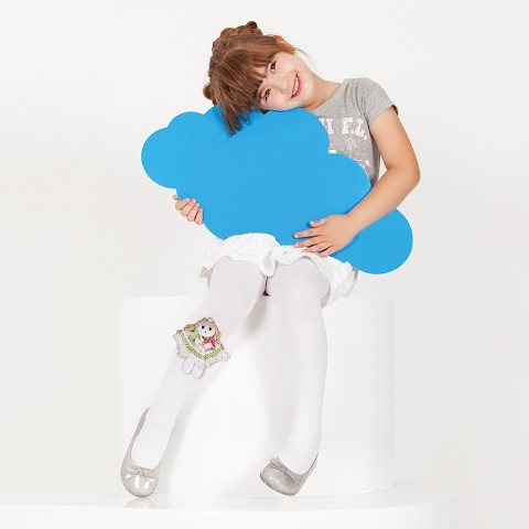 Pamuklu Kaydırmaz Tabanlı Çocuk Külotlu Çorap Daymod 2142008 - Kemik